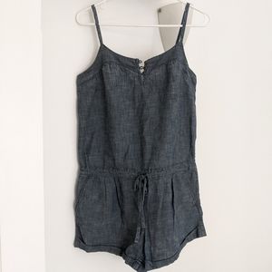 Denim romper